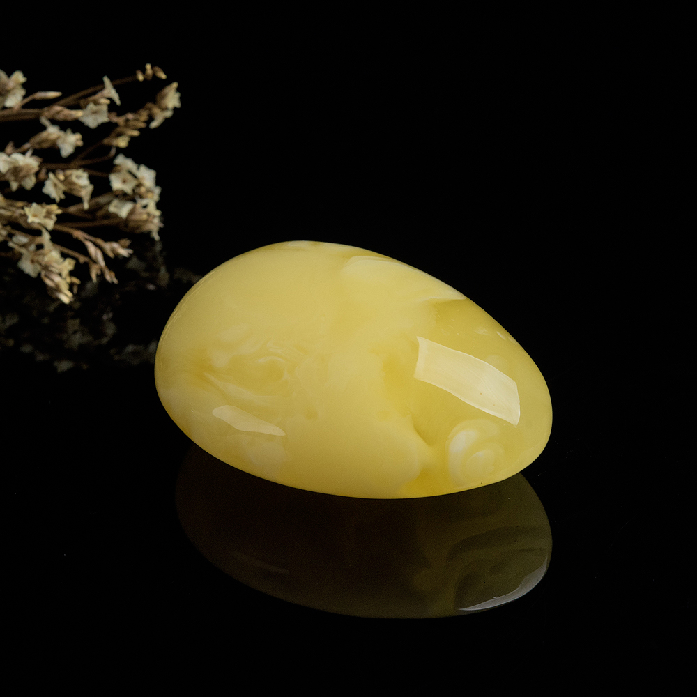 天然蜜蜡随形吊坠-红掌柜