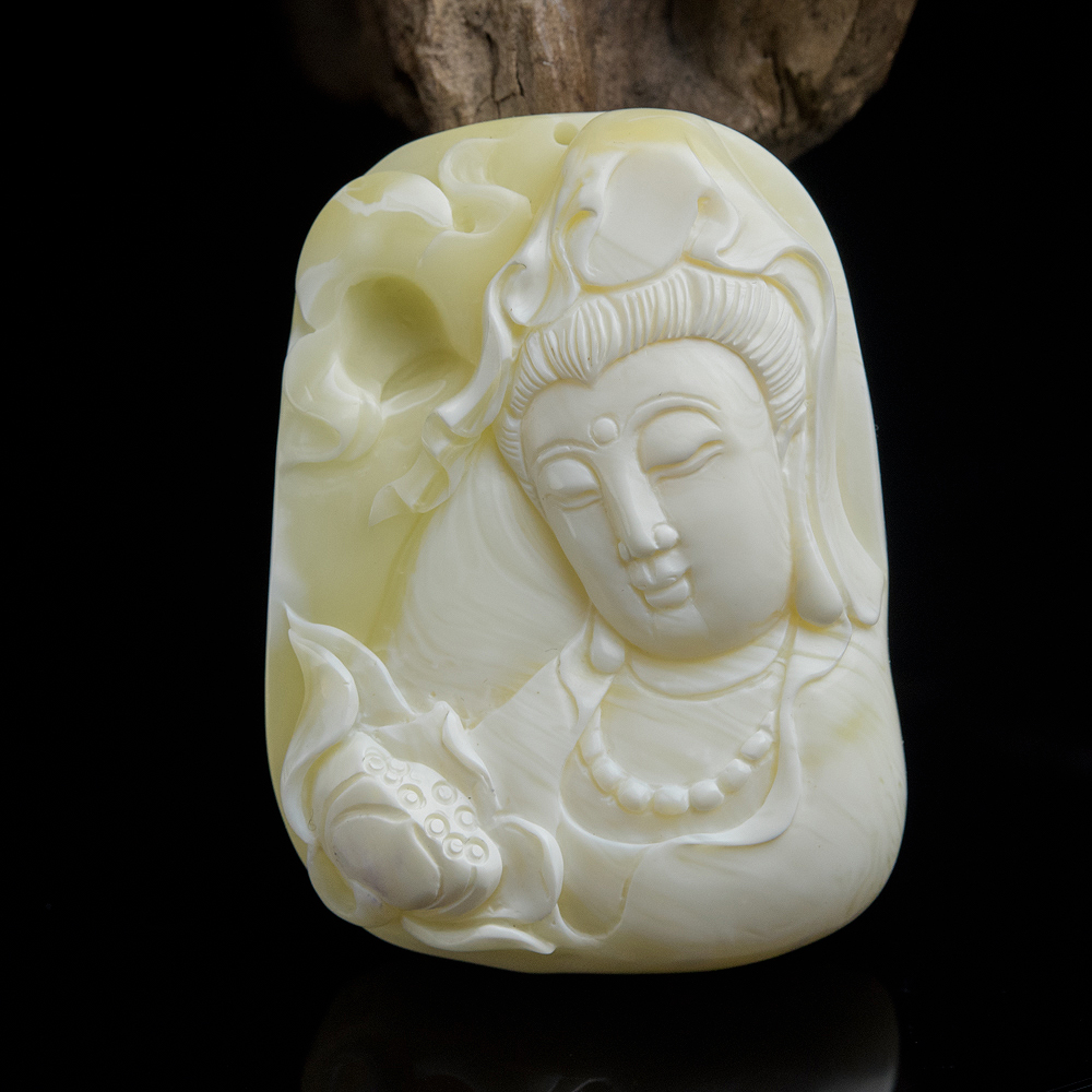 波罗的海白蜜观音吊坠-红掌柜