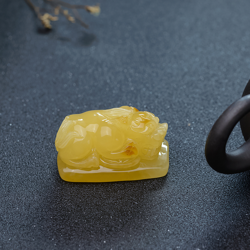 天然蜜蜡貔貅吊坠-红掌柜