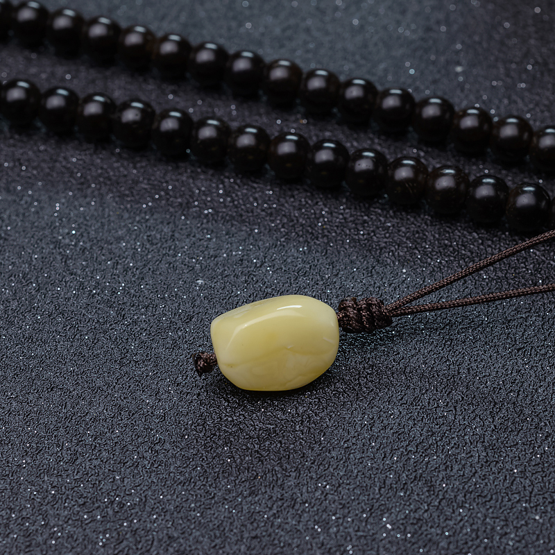 蜜蜡锁骨链-红掌柜