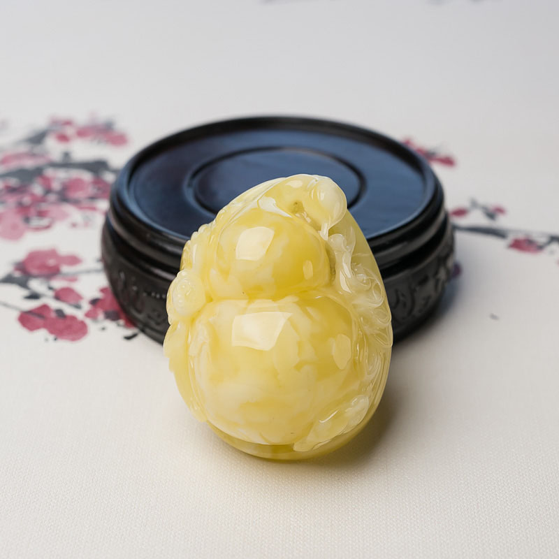 蜜蜡葫芦吊坠-红掌柜