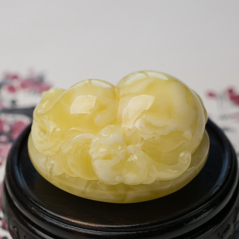 天然蜜蜡吊坠-红掌柜