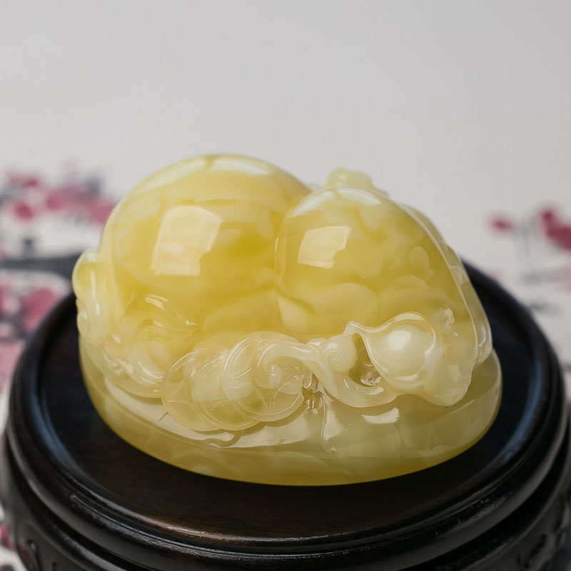 天然蜜蜡葫芦-红掌柜