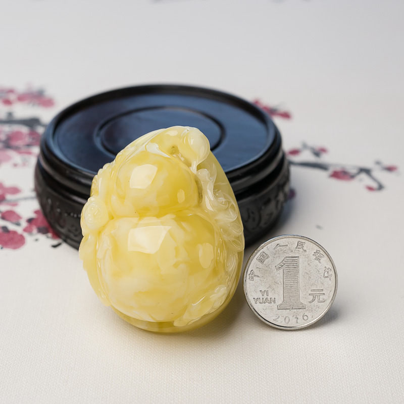 波罗的海蜜蜡葫芦吊坠-红掌柜