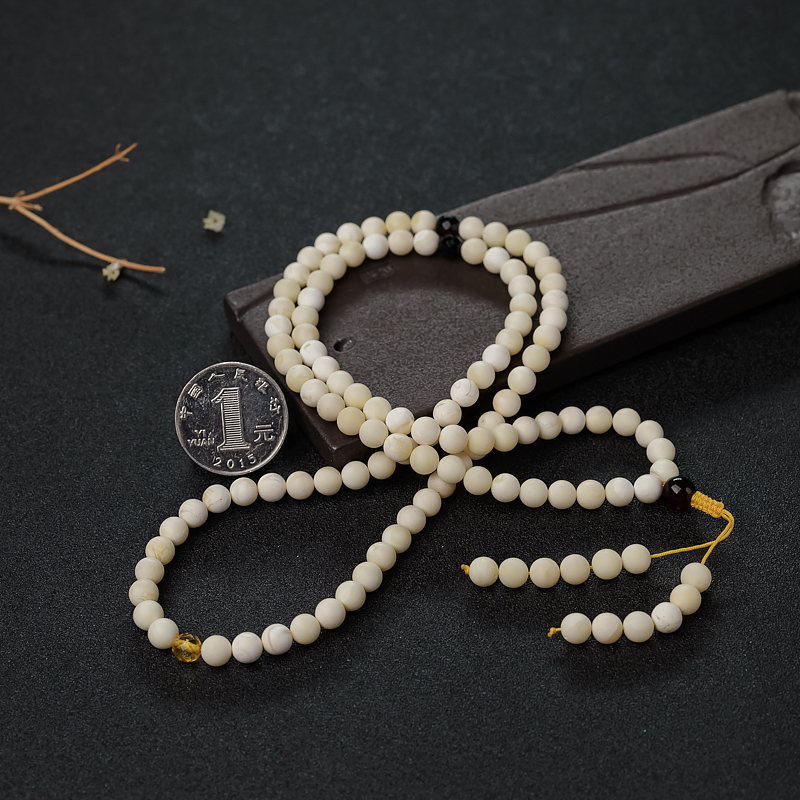 蜜蜡108佛珠-红掌柜