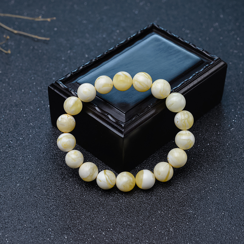 白花蜜单圈手串-红掌柜