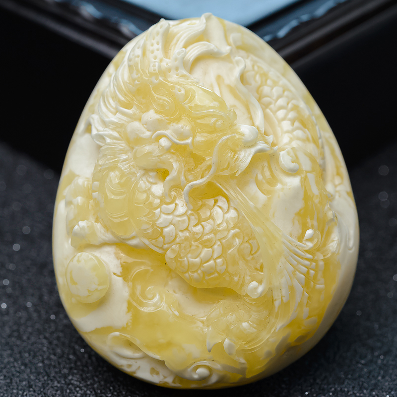 蜜蜡吊坠-红掌柜