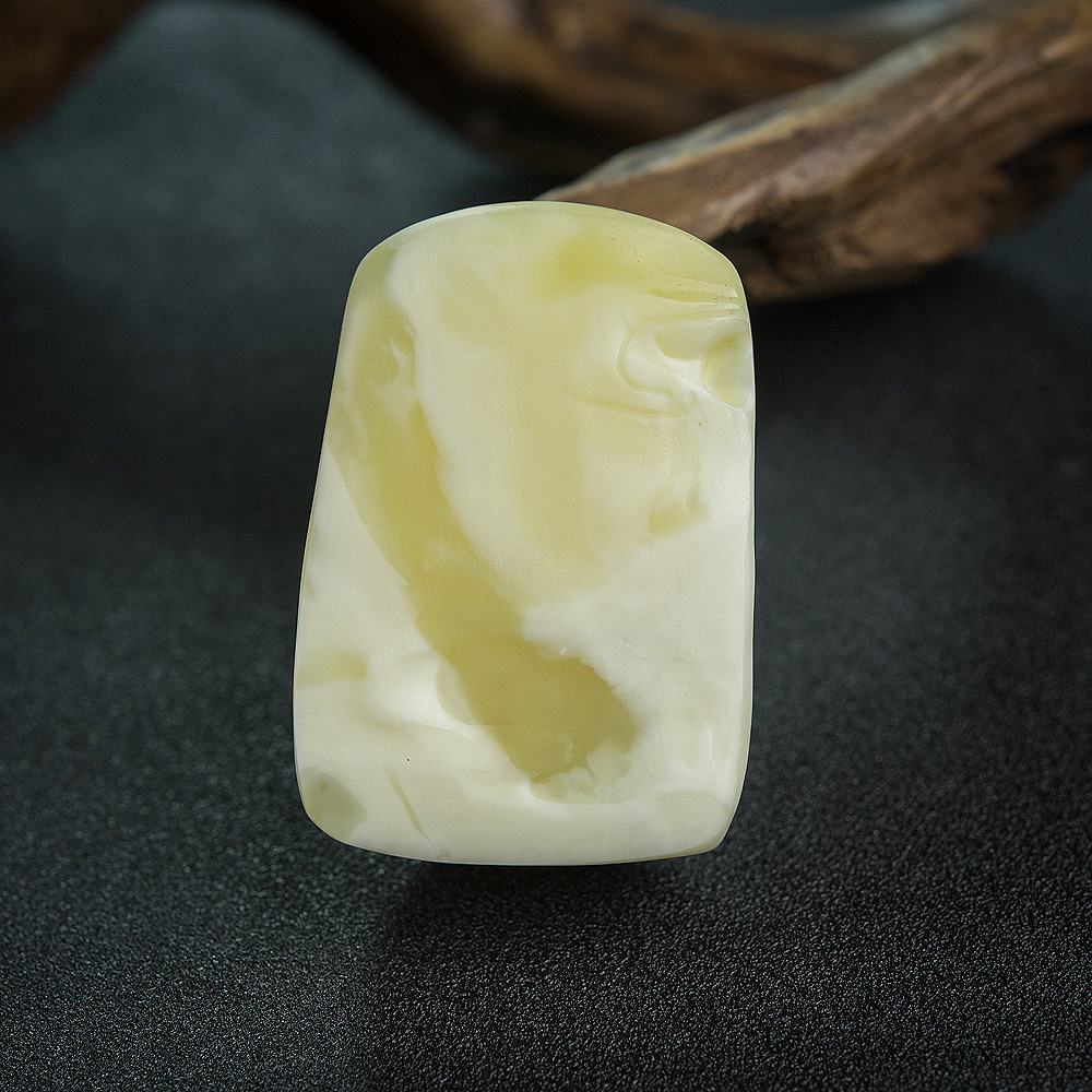 天然白蜜弥勒佛吊坠-红掌柜