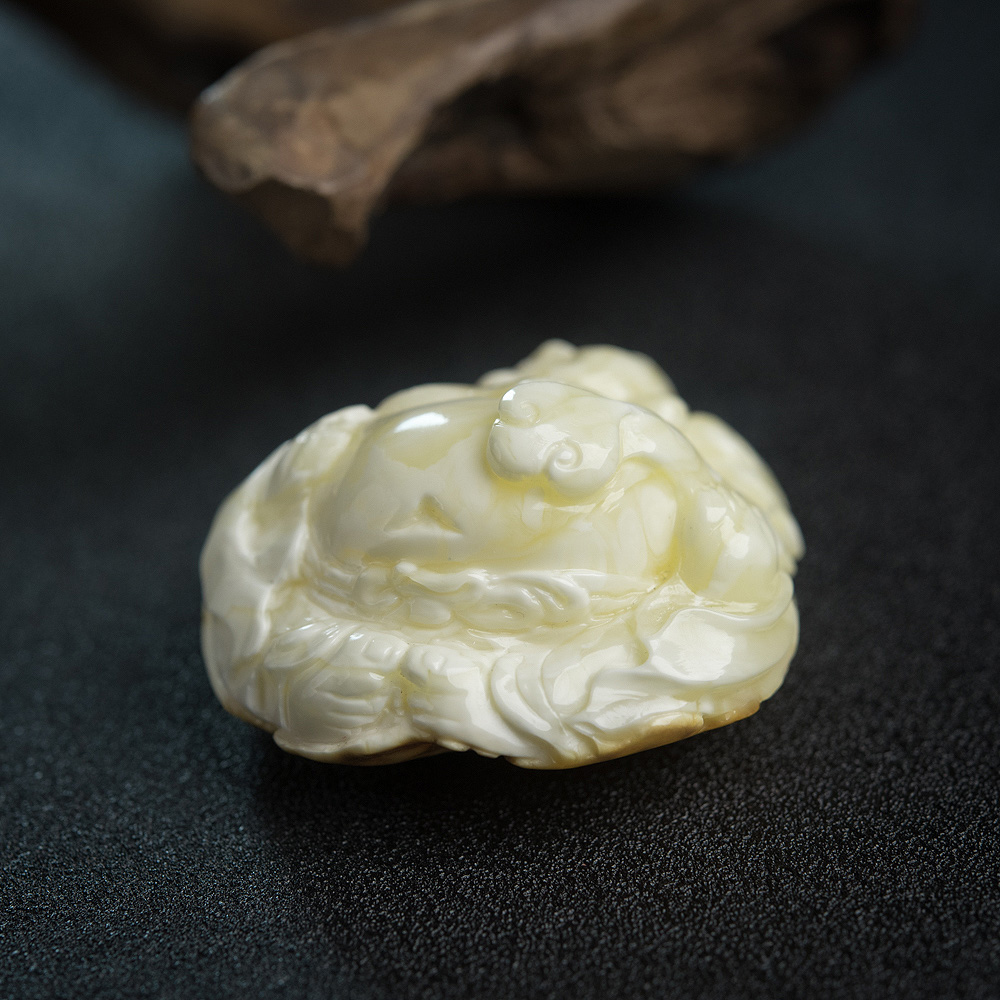 波罗的海白蜜弥勒佛吊坠-红掌柜