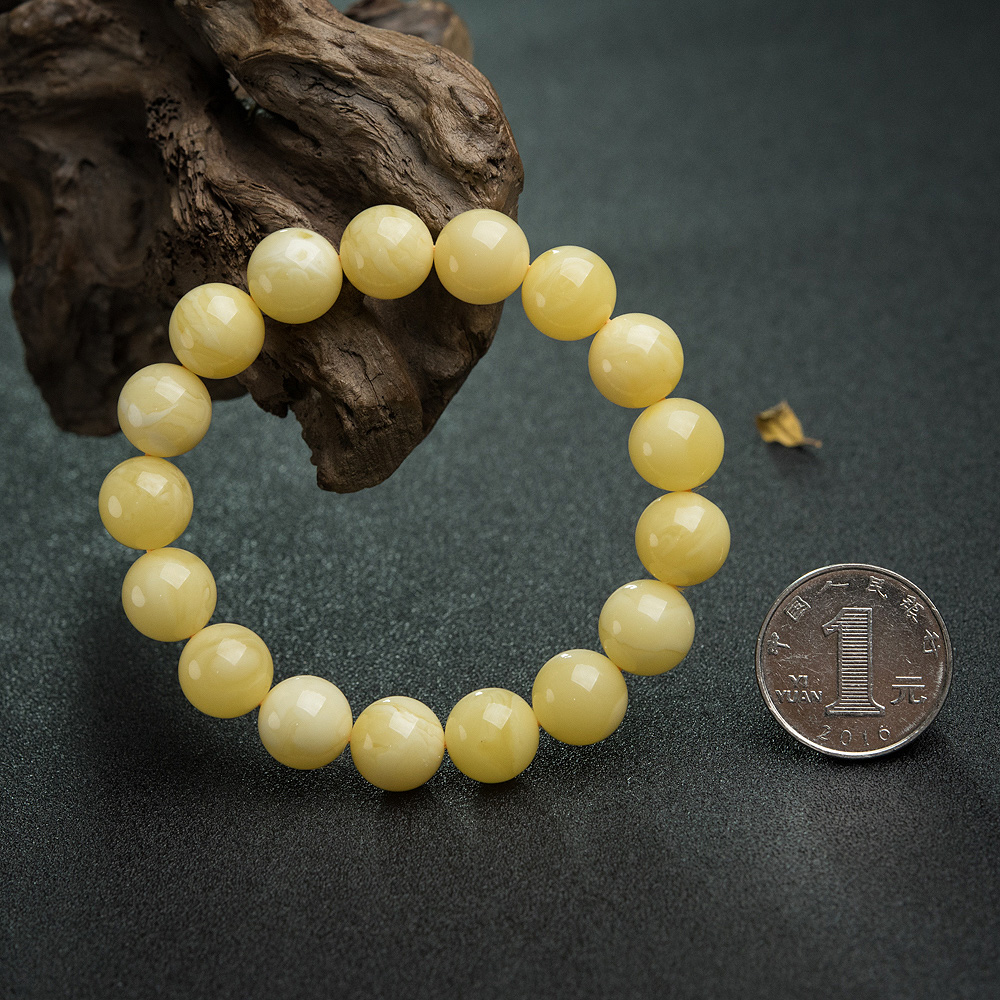 天然蜜蜡手串-红掌柜