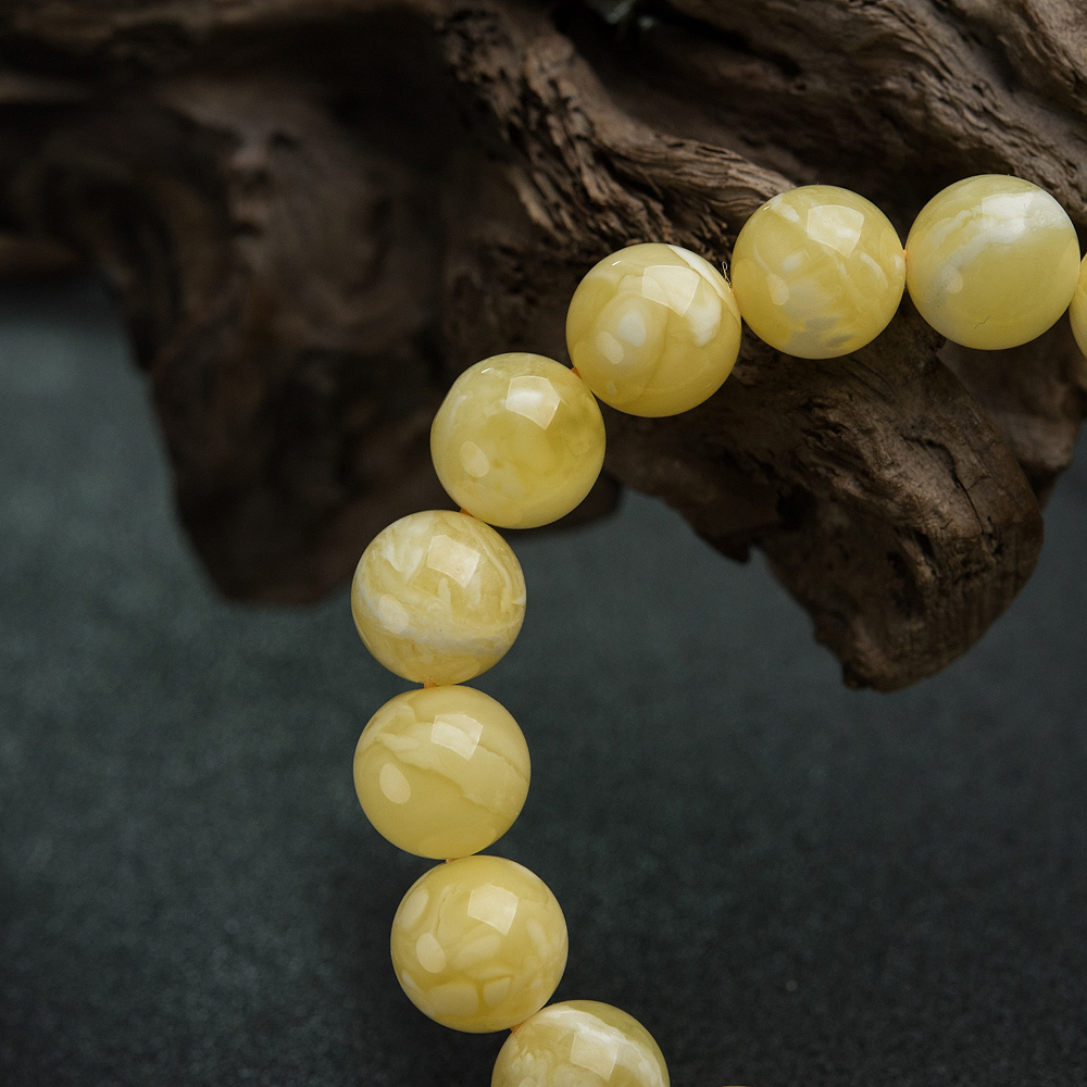 天然蜜蜡手串-红掌柜