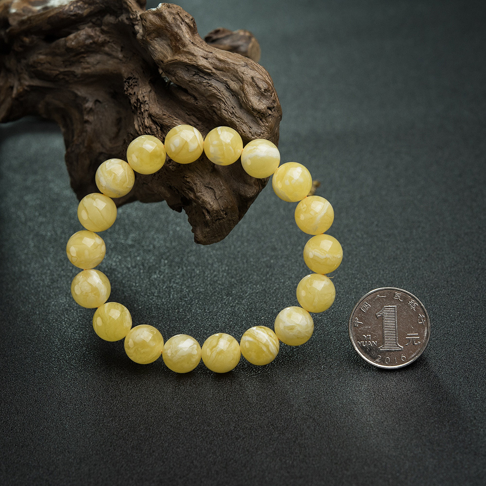 天然蜜蜡手串-红掌柜