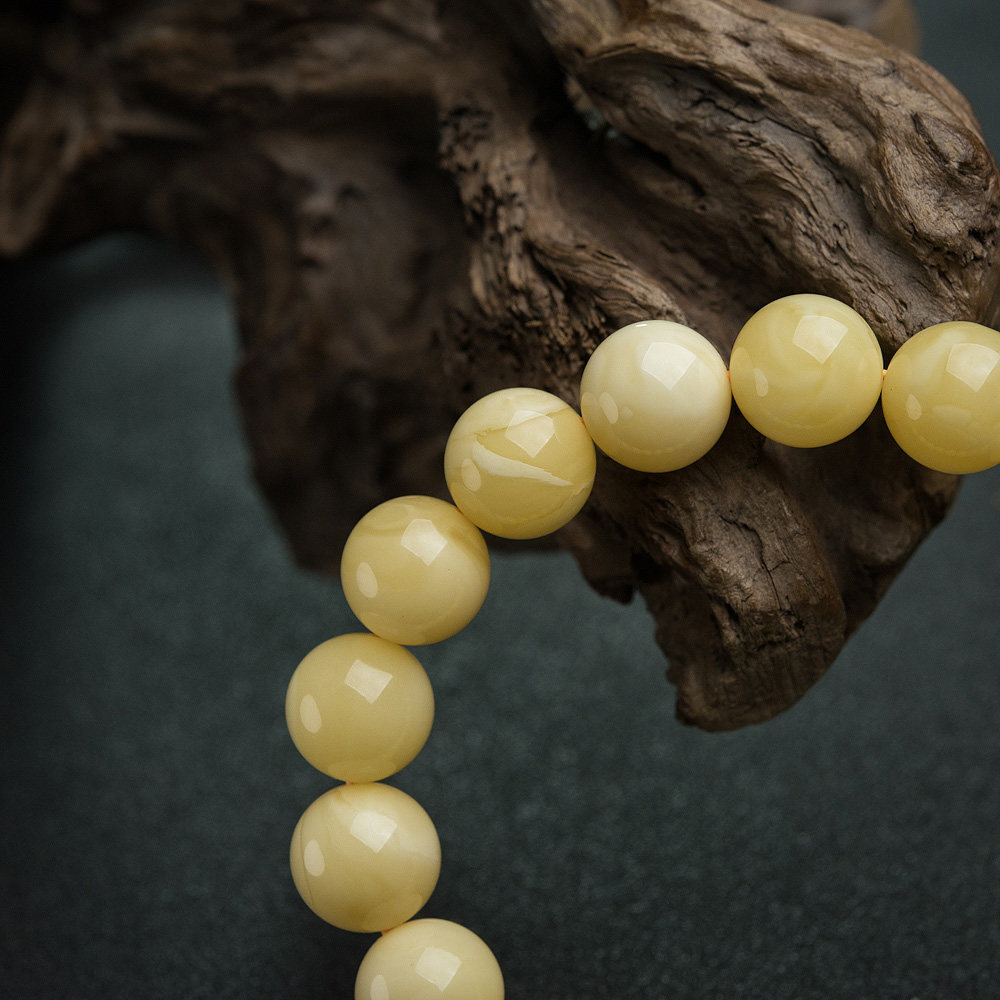 天然蜜蜡手串-红掌柜