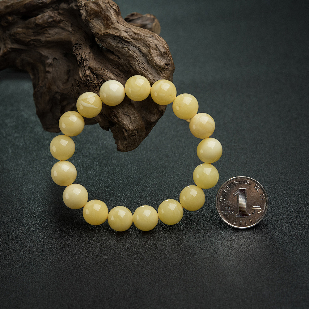 天然蜜蜡手串-红掌柜