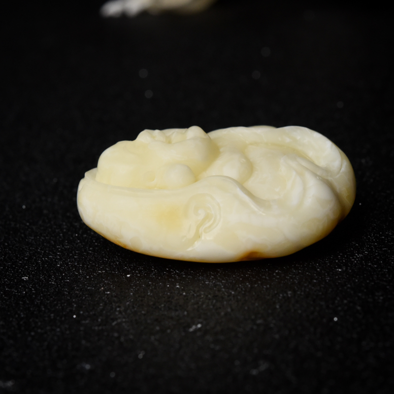 波罗的海白蜜弥勒佛吊坠-红掌柜