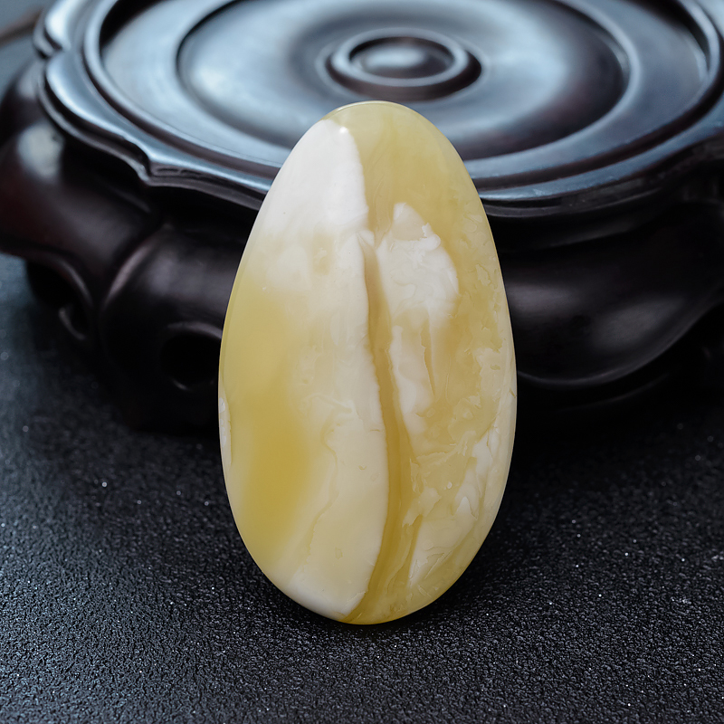 天然蜜蜡随形吊坠-红掌柜