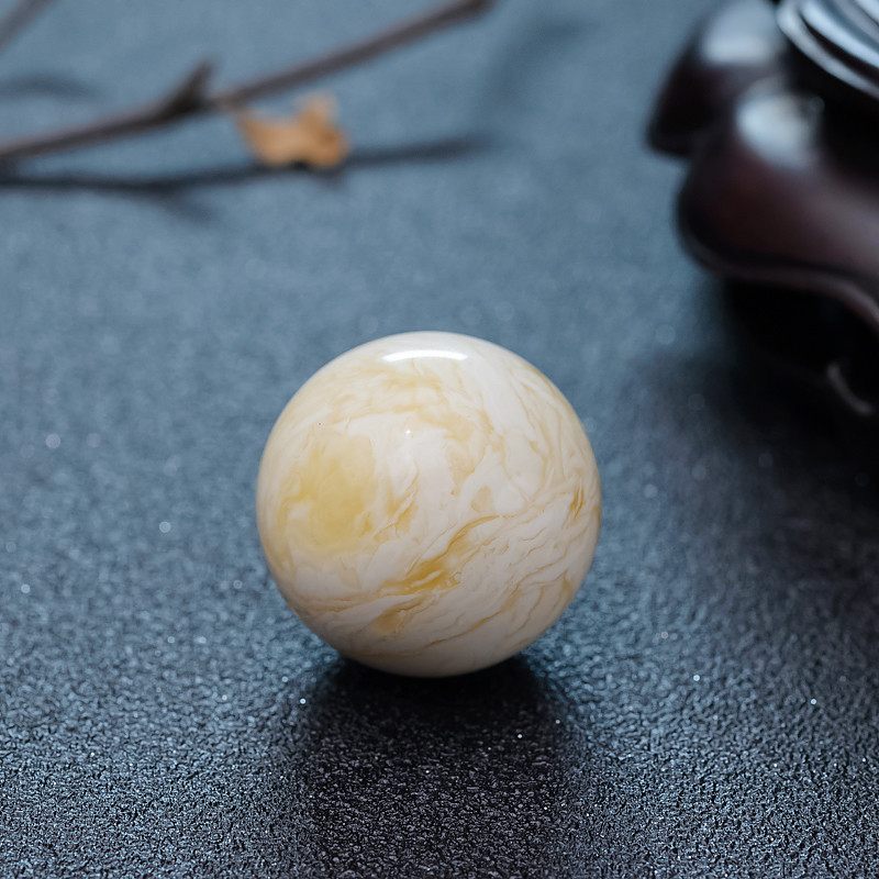 蜜蜡圆珠-红掌柜