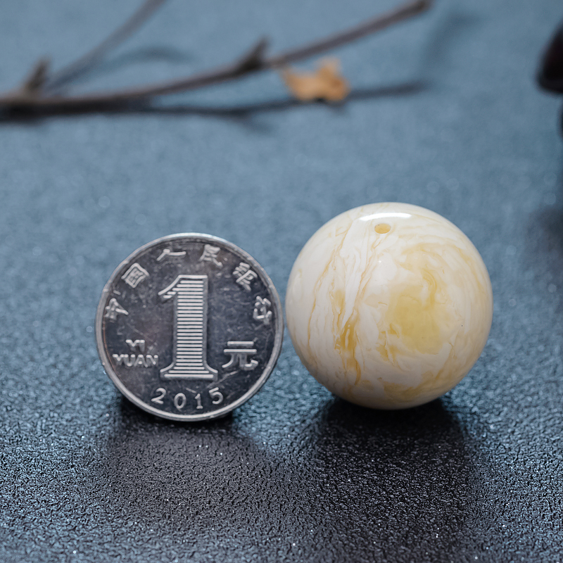 27mm白蜜圆珠-红掌柜