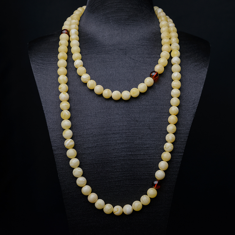 蜜蜡佛珠-红掌柜