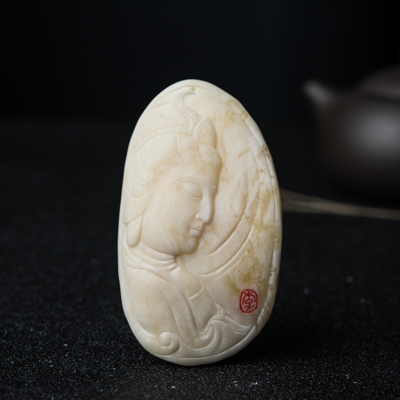 蜜蜡吊坠-红掌柜