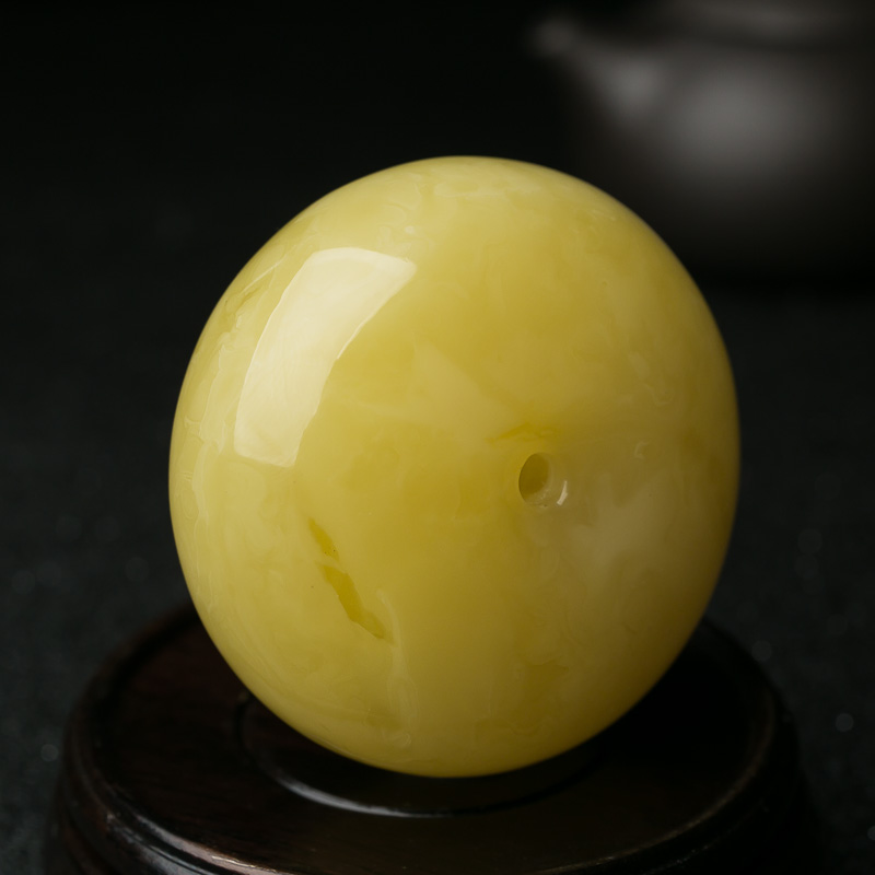 波罗的海天然鸡油黄蜜蜡吊坠-红掌柜