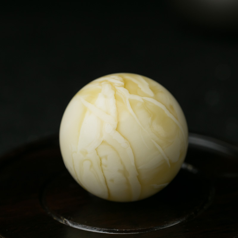 白花蜜蜡圆珠-红掌柜