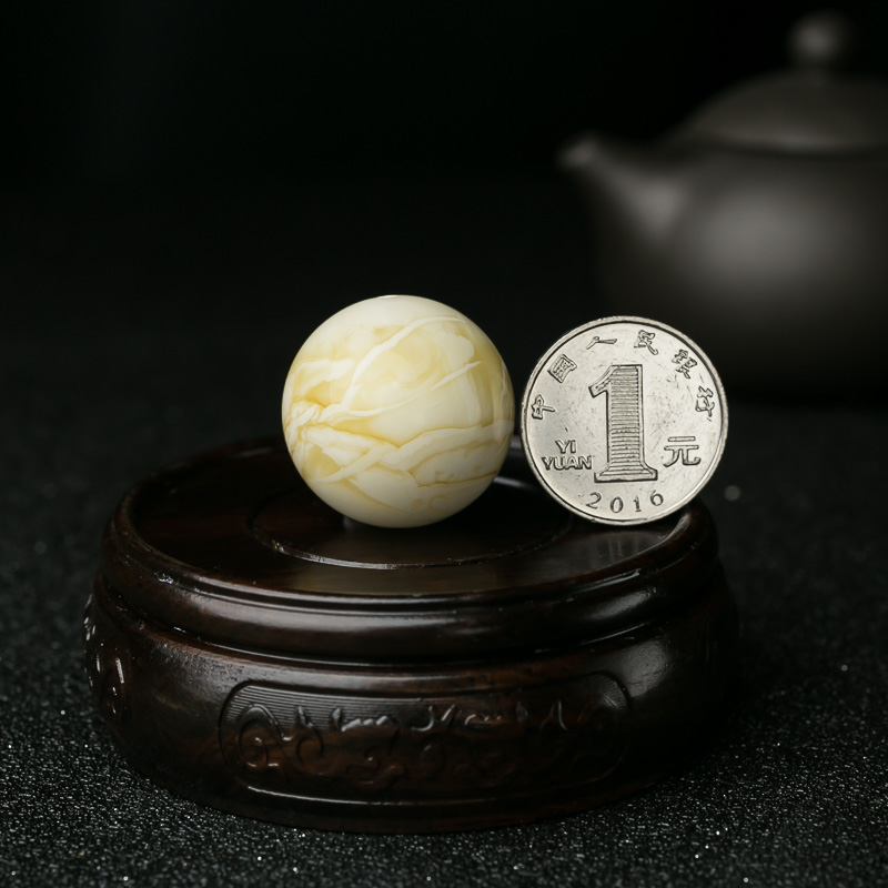 蜜蜡圆珠-红掌柜