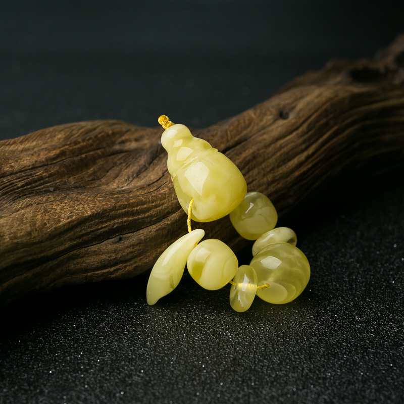 天然波罗的海蜜蜡配件套装-红掌柜