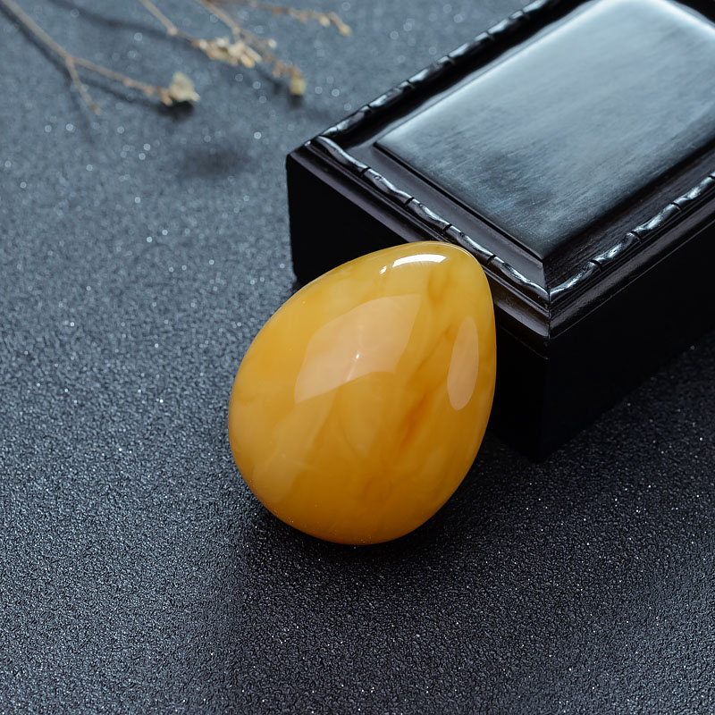 蜜蜡随形吊坠-红掌柜