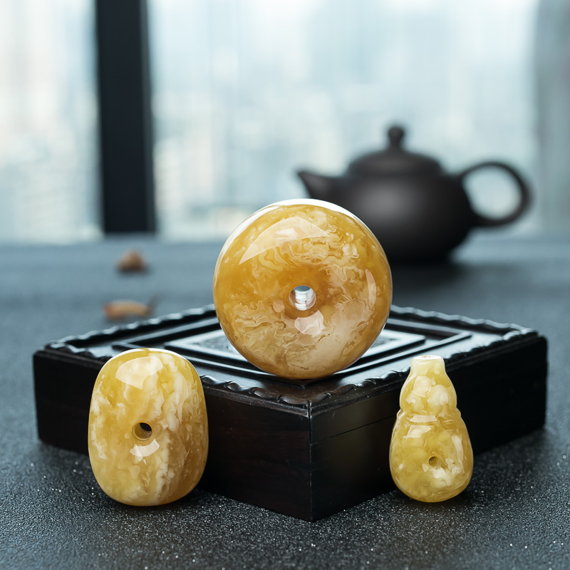 白花蜜蜡套装（三件）-红掌柜