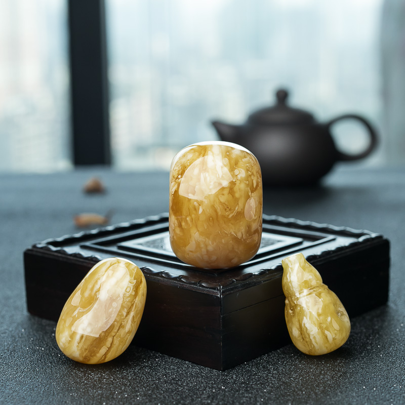 蜜蜡套装（三件）-红掌柜