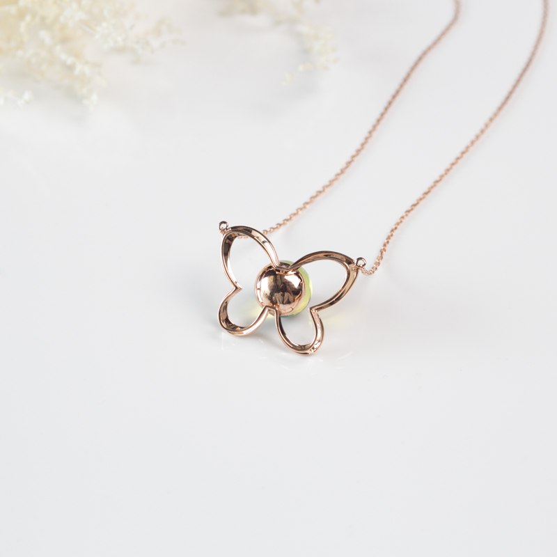 多米蓝珀锁骨链-红掌柜