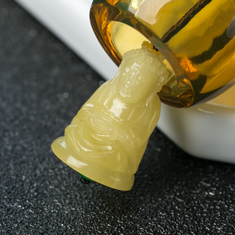 蓝珀吊坠-红掌柜