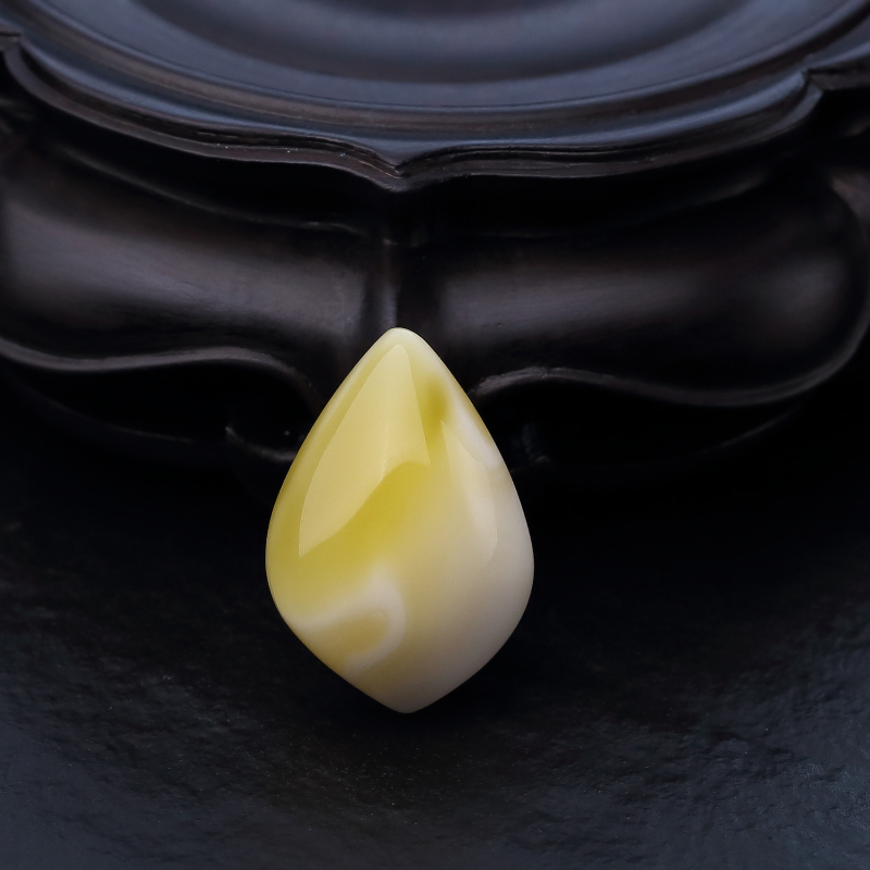 波罗的海天然白花蜜蜡随形吊坠-红掌柜