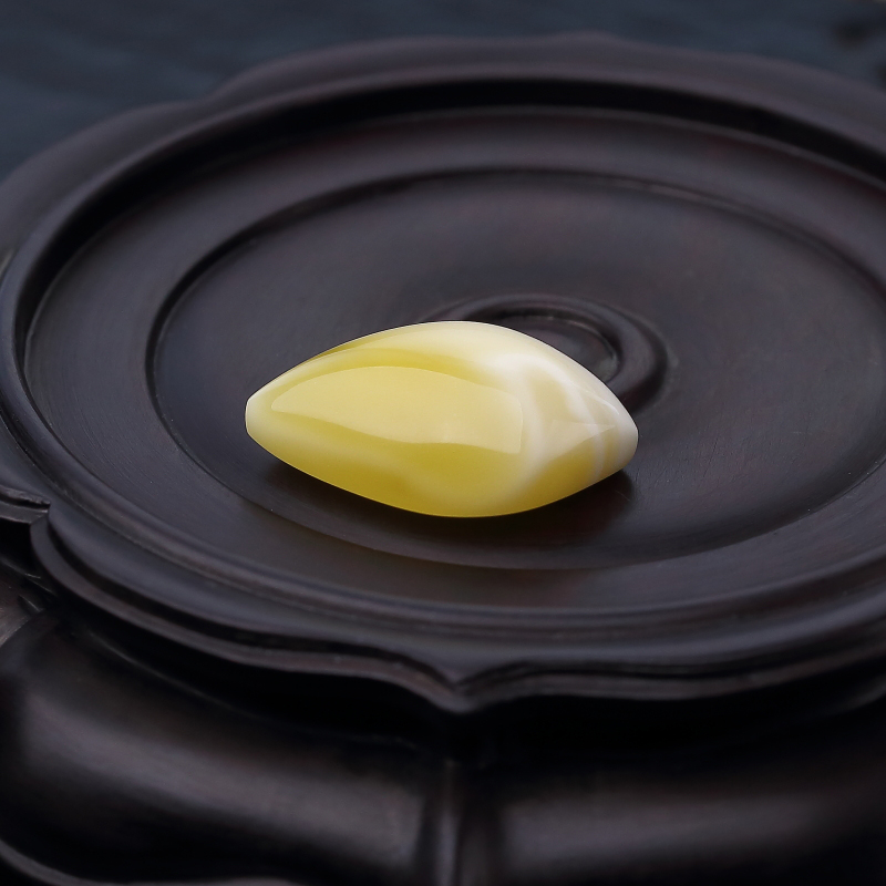 波罗的海天然白花蜜蜡吊坠-红掌柜