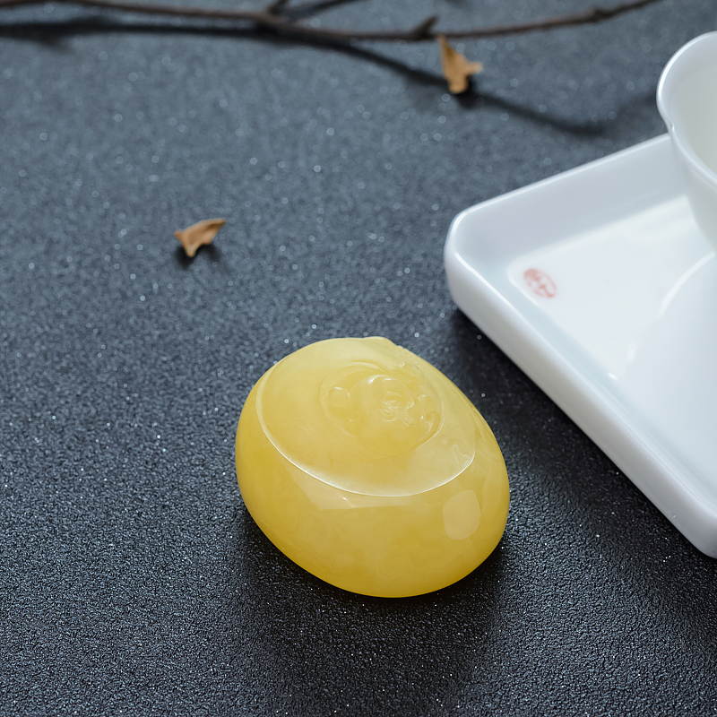 鸡油黄蜜蜡-红掌柜