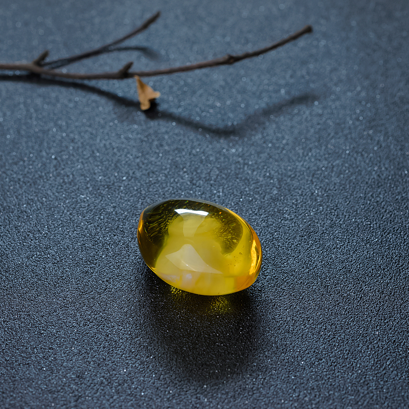 鸡油黄蜜蜡吊坠-红掌柜