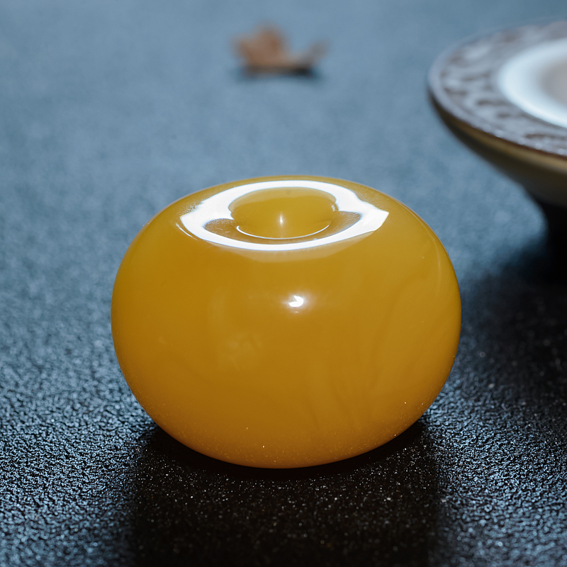 蜜蜡平安扣-红掌柜