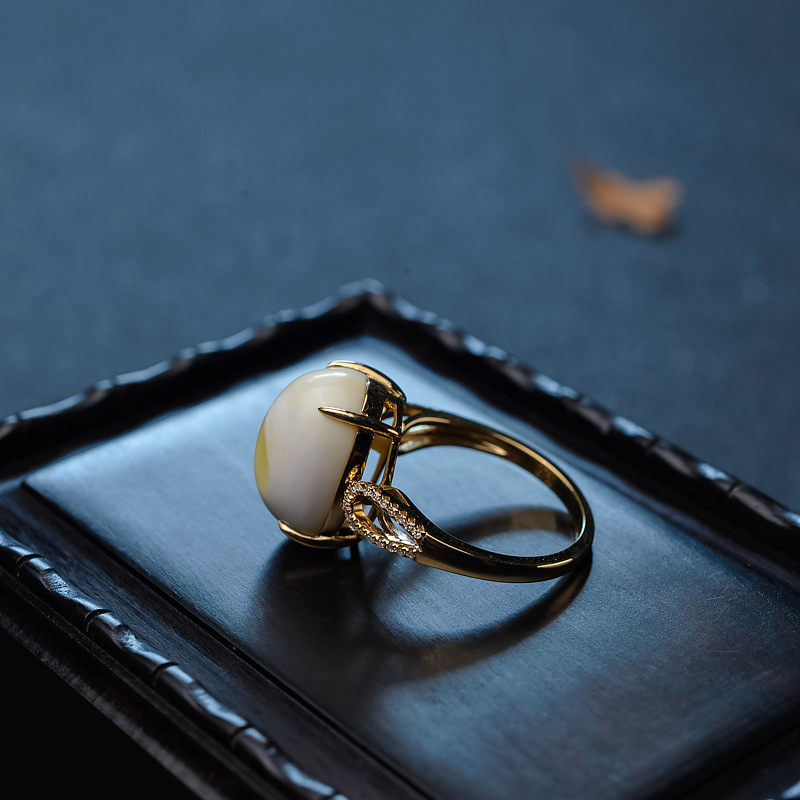 波罗的海白蜜戒指-红掌柜