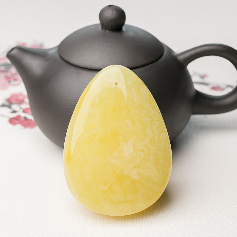 蜜蜡随形吊坠-红掌柜