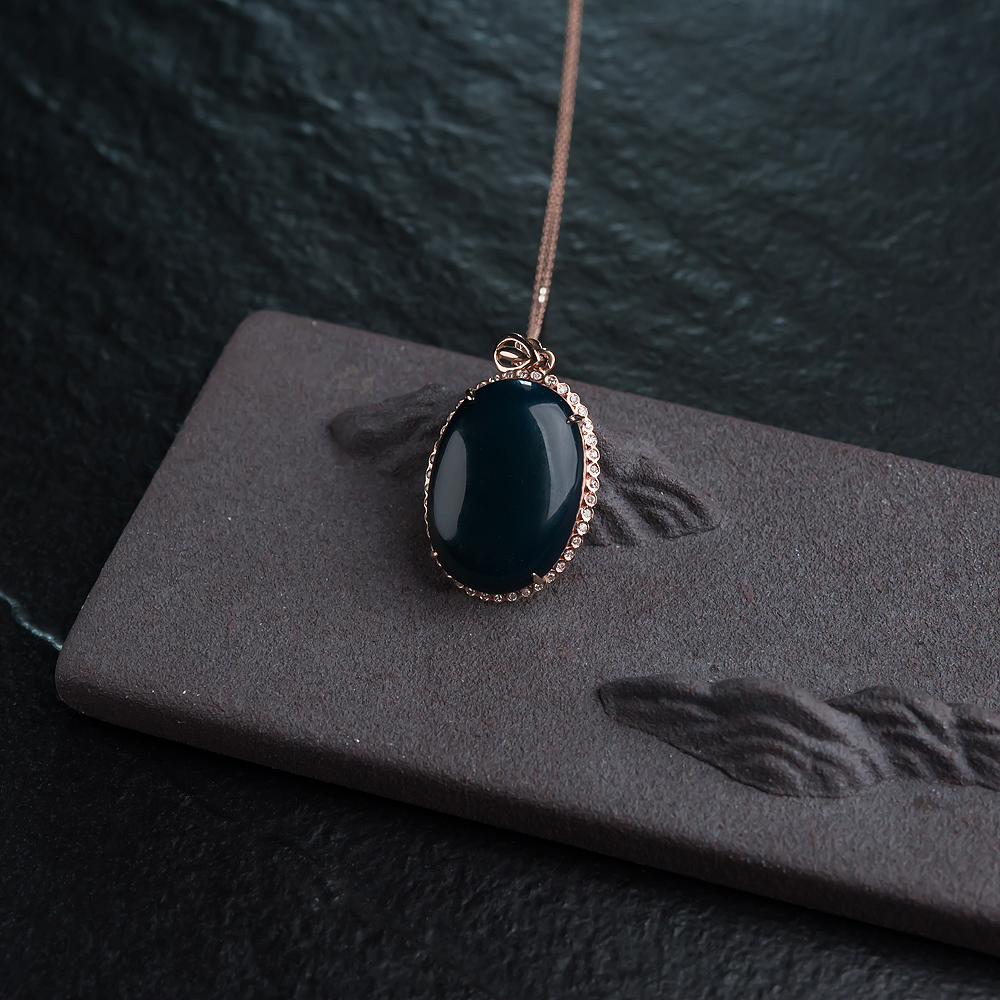 多米蓝珀项链-红掌柜