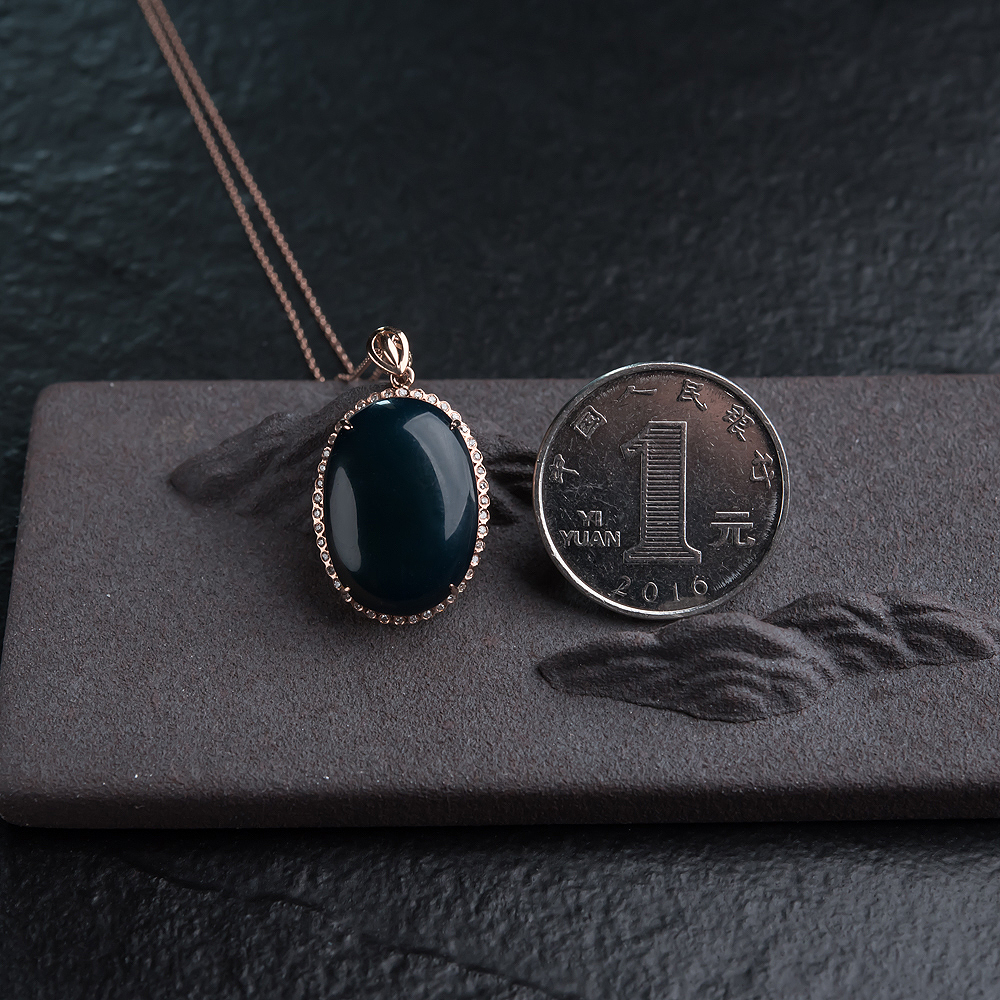 多米蓝珀项链-红掌柜