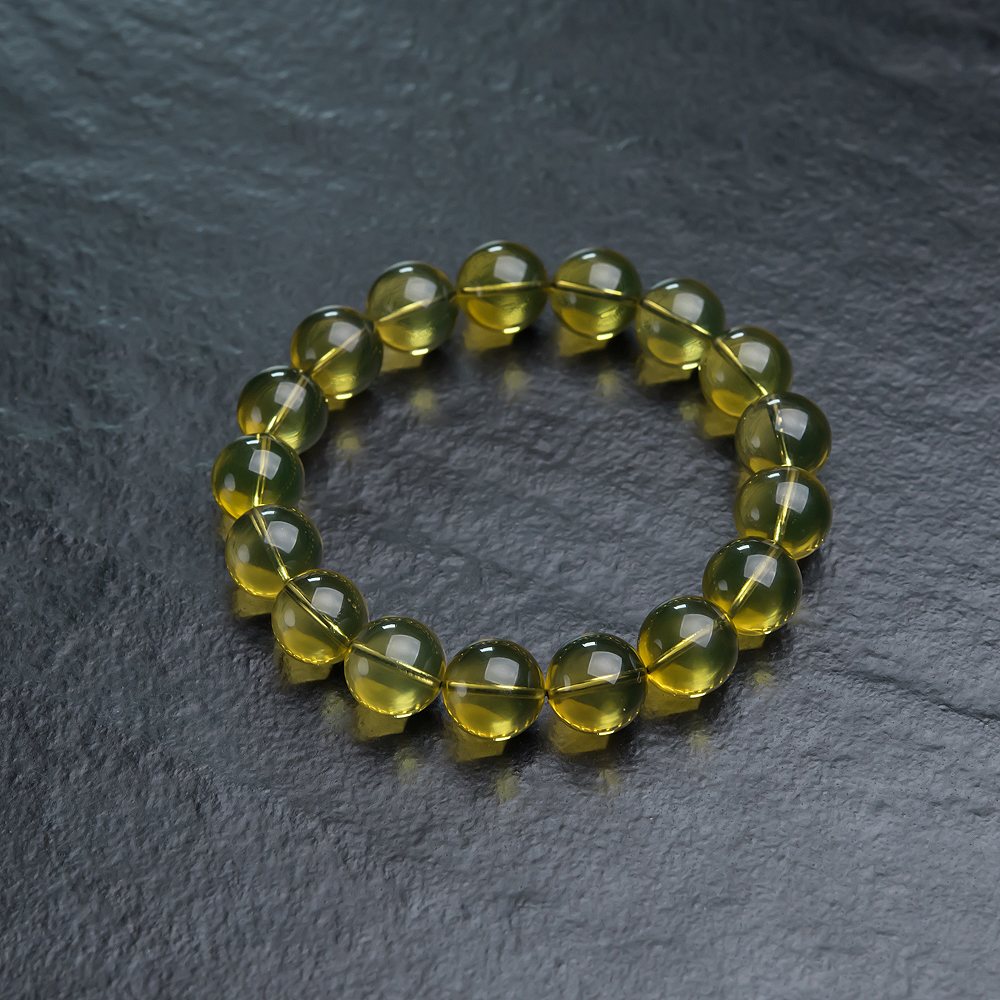 墨西哥蓝珀手串-红掌柜