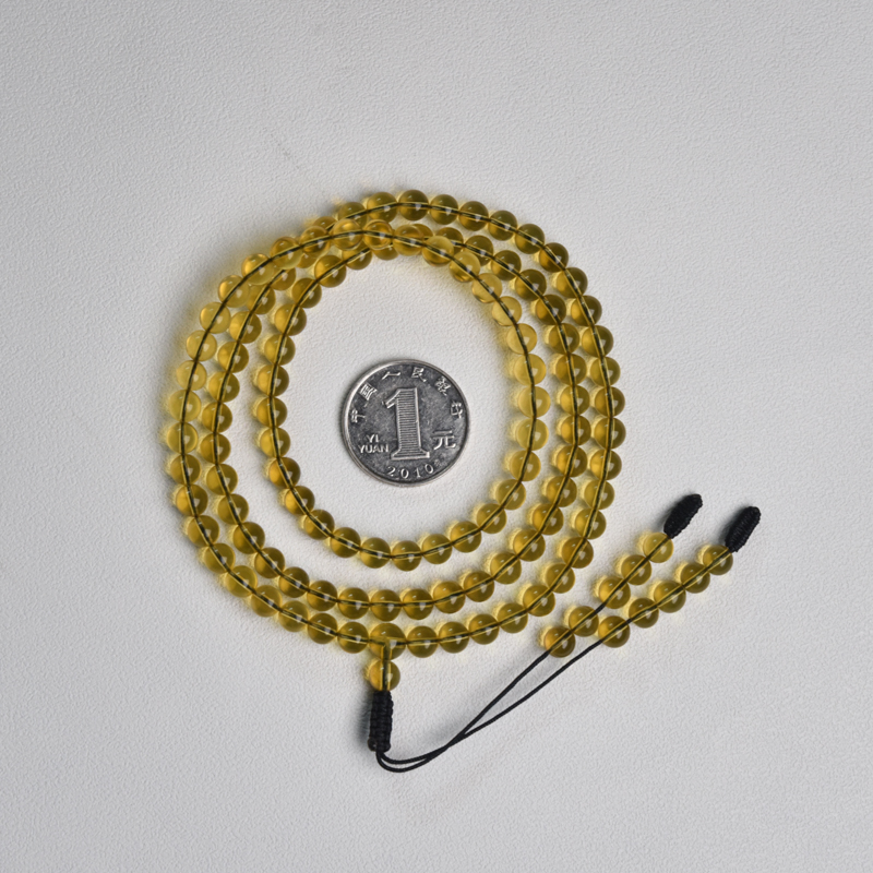 蓝珀佛珠-红掌柜