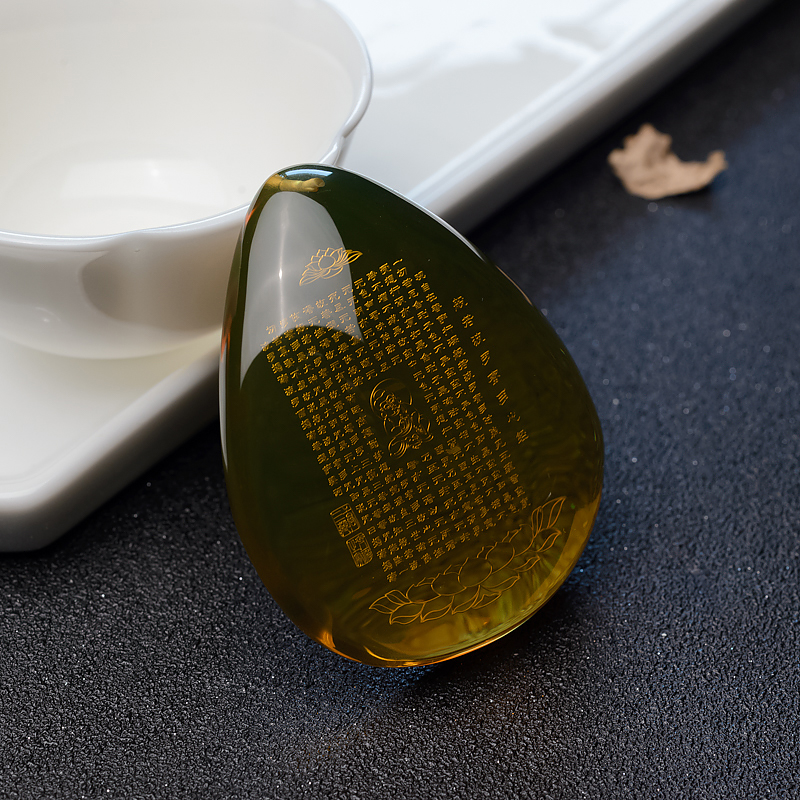 墨西哥蓝珀心经-红掌柜