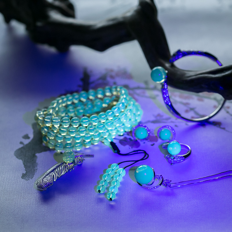 天然蓝珀2018幸运套装-红掌柜