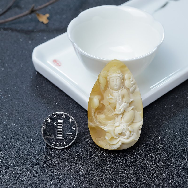 蜜蜡观音-红掌柜