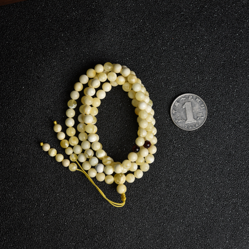 蜜蜡佛珠-红掌柜