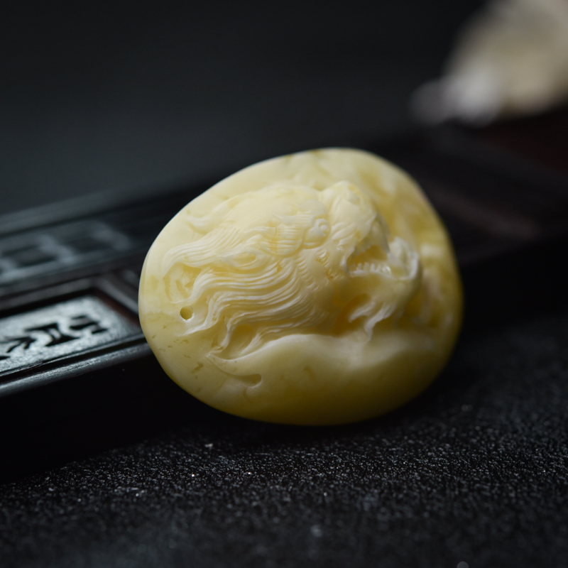 天然蜜蜡吊坠-红掌柜