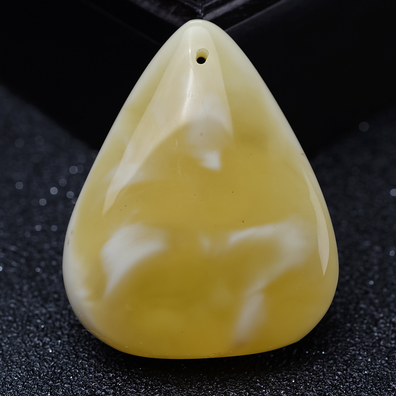 天然蜜蜡随形吊坠-红掌柜